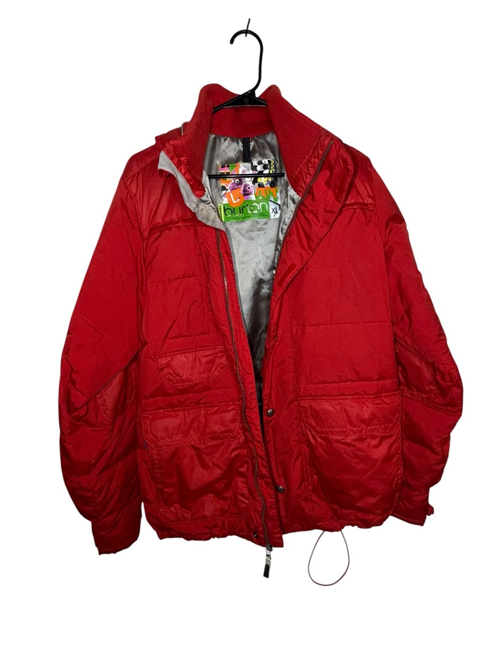 Burton DryRide Y2K Red Puffer Snowboard Ski Jacket Women’s XL
